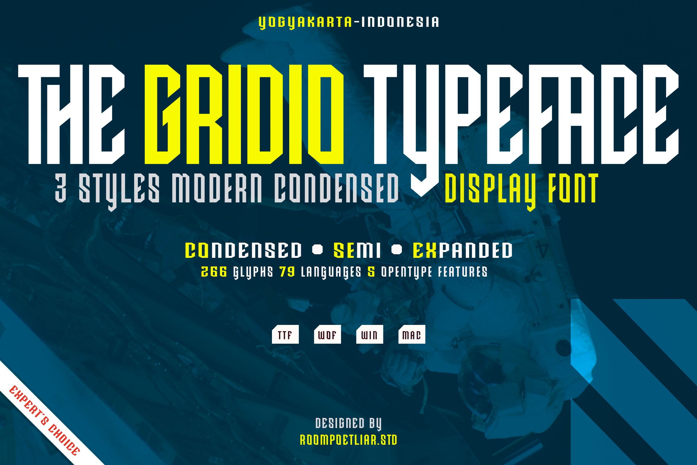 Gridio Font Display cover image.