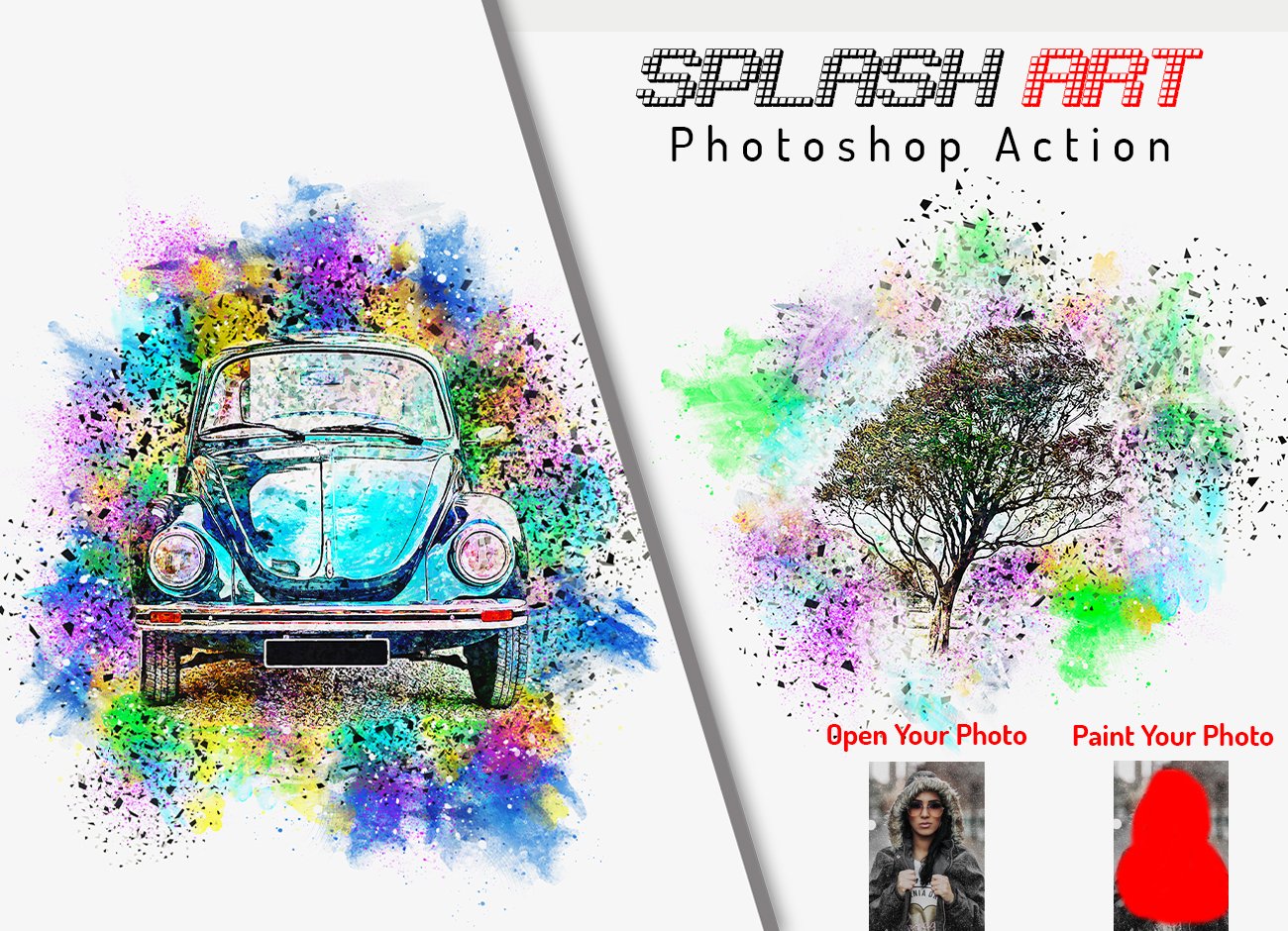 Splash Art Photoshop Actioncover image.