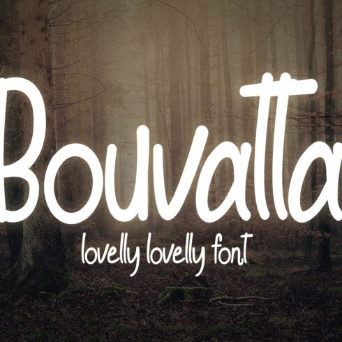 Bouvata - Lovely Font cover image.