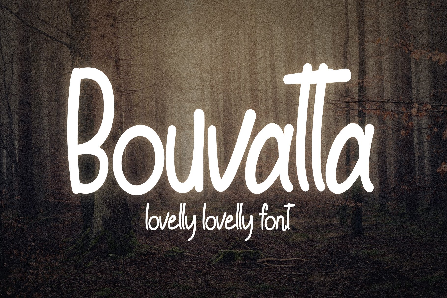 Bouvata - Lovely Font cover image.