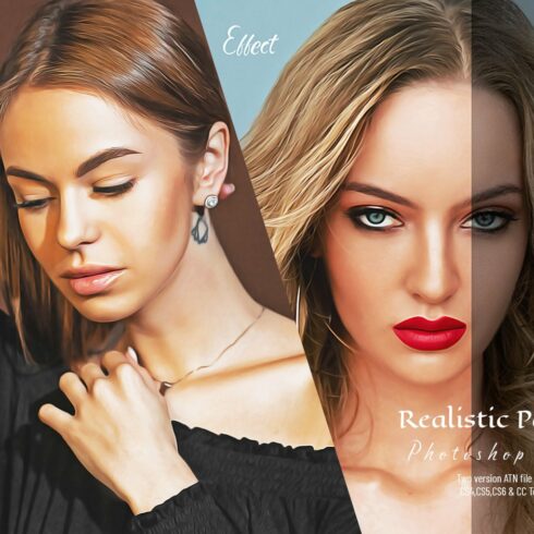 Realistic Painting Photoshop Actioncover image.
