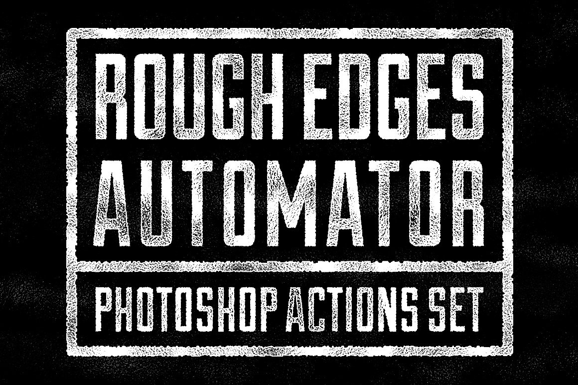 Rough Edges Automator - PS Actionscover image.