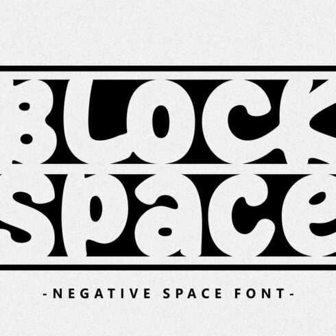 Block Space - Negative Space Font cover image.