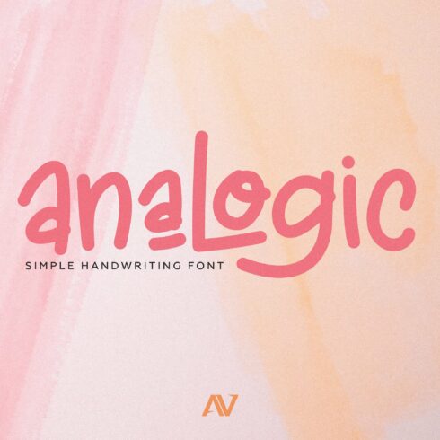 Analogic - Handwriting Font cover image.