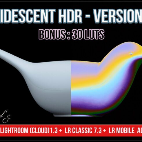 Iridescent HDR Profiles and LUTs v.2cover image.