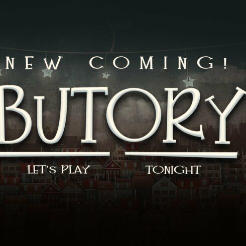 Butory - Display Font cover image.