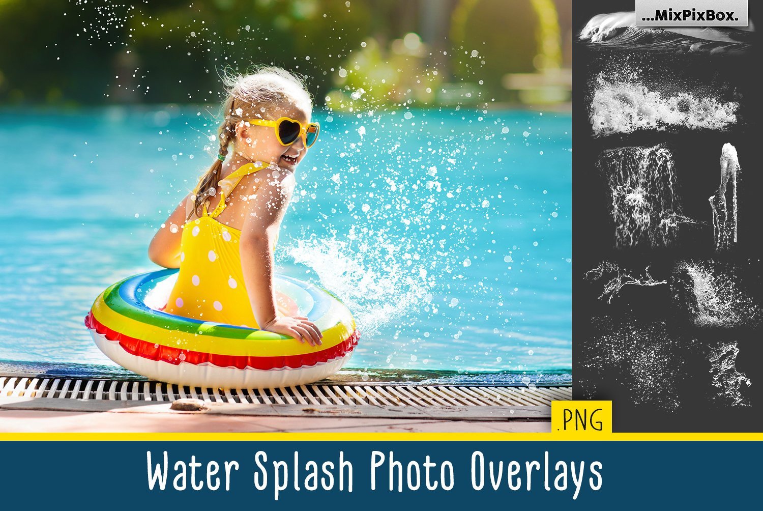 Water Splash Photo Overlayscover image.