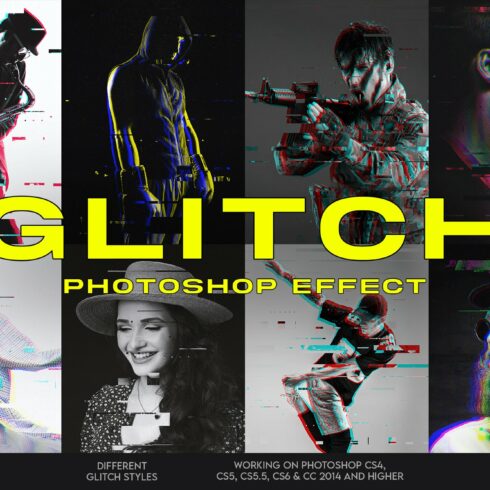 Glitch Art Photoshop Effectcover image.