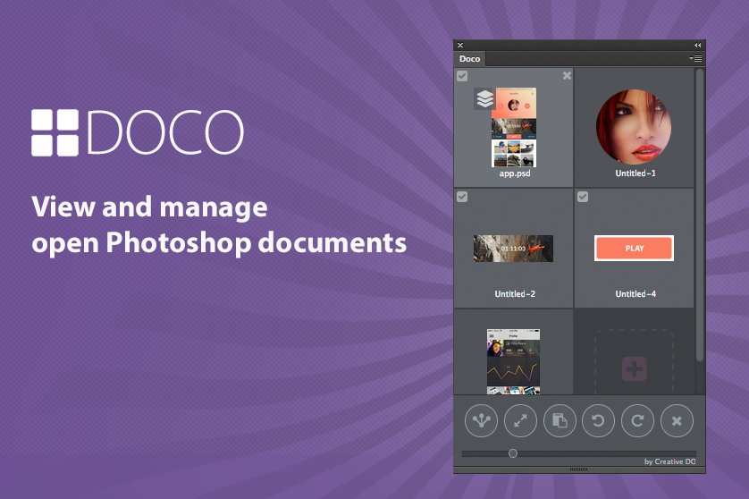 Doco Photoshop documents panelcover image.