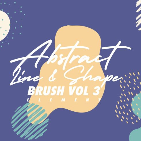 Abstract Line & Shape Brush Vol 3cover image.