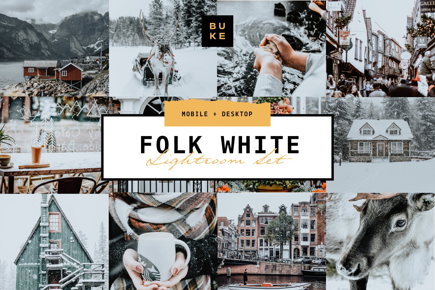 Folk White - Lightroom Presets Paircover image.