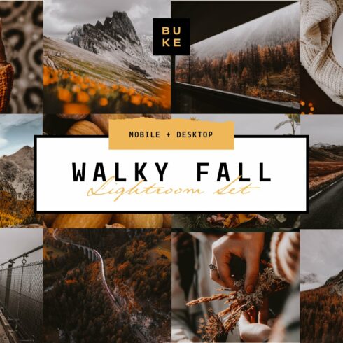 12 Deep Fall Lightroom Presets Packcover image.