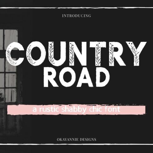 Country Road | Rustic Font cover image.