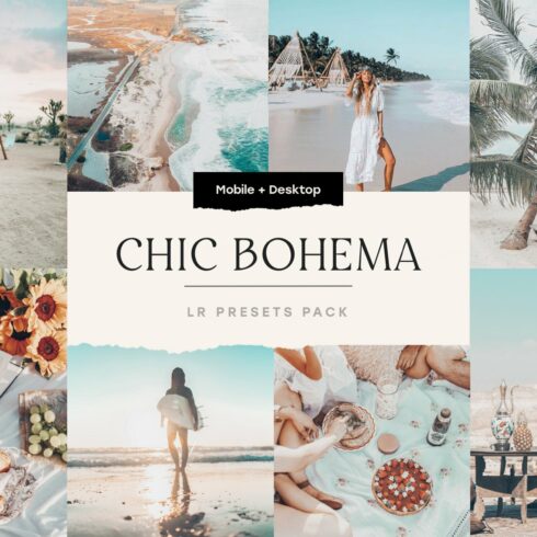 Bohemian Lightroom Presets Packcover image.