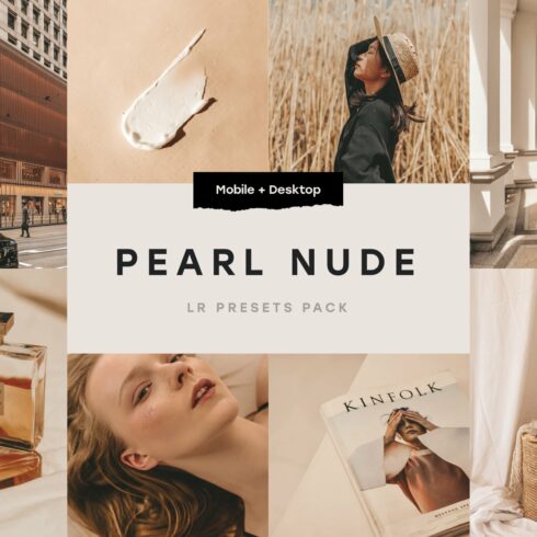 Pearl Nude – 5 Lightroom Presetscover image.