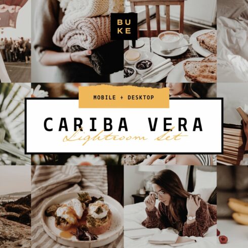 Cariba Vera Lightroom Preset Packcover image.