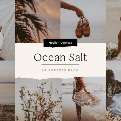 Ocean Salt – 6 Lightroom Preset Packcover image.