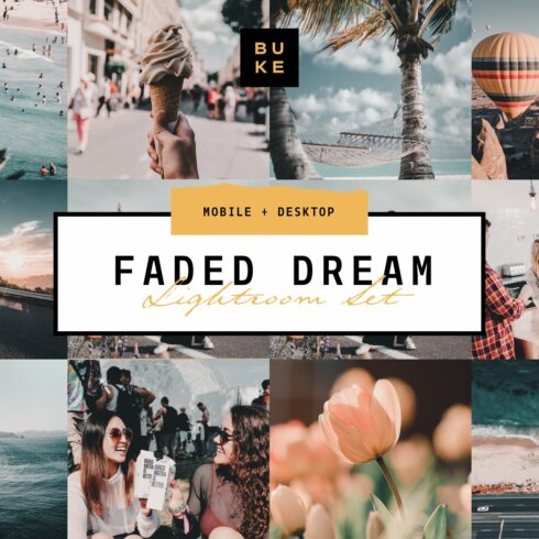 Faded Dream Lightroom Presetcover image.