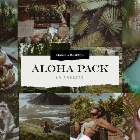 Aloha – 8 Lightroom Presets Packcover image.