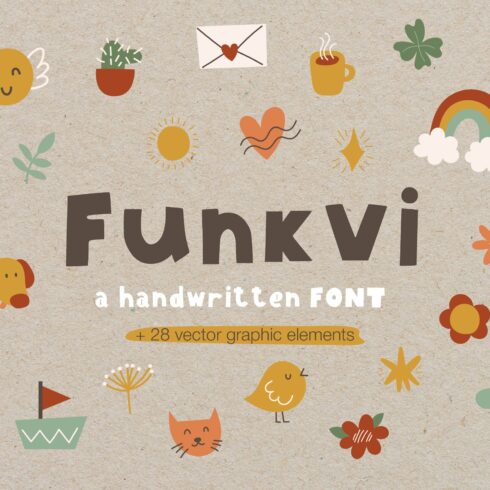 Funkvi handwritten FONT cover image.