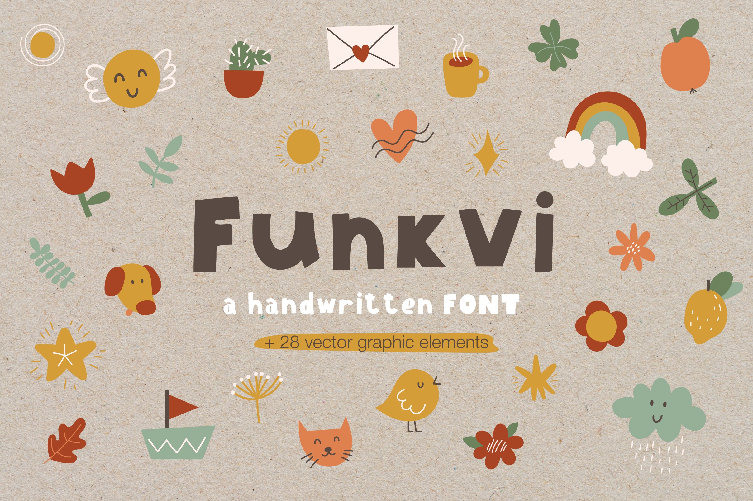 Funkvi handwritten FONT cover image.