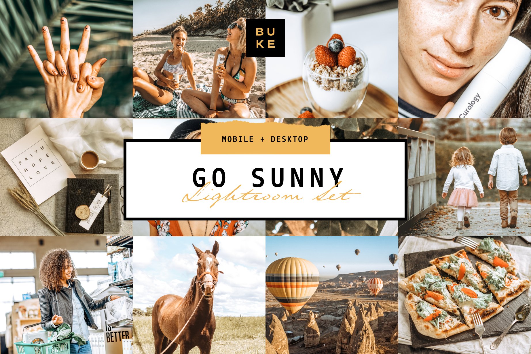 Go Sunny Lightroom Presetcover image.