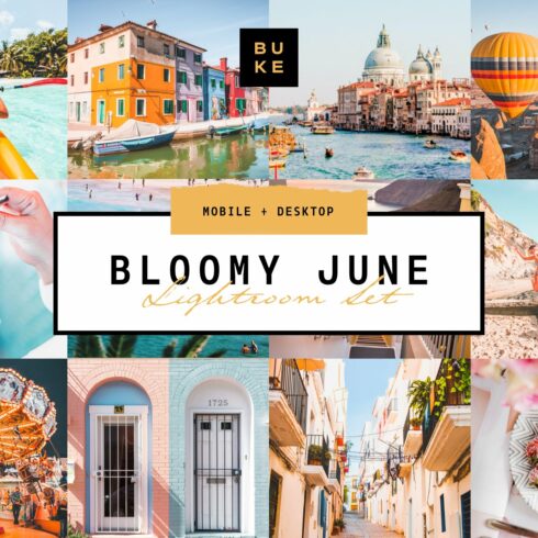 Bloomy June Lightroom Presetcover image.