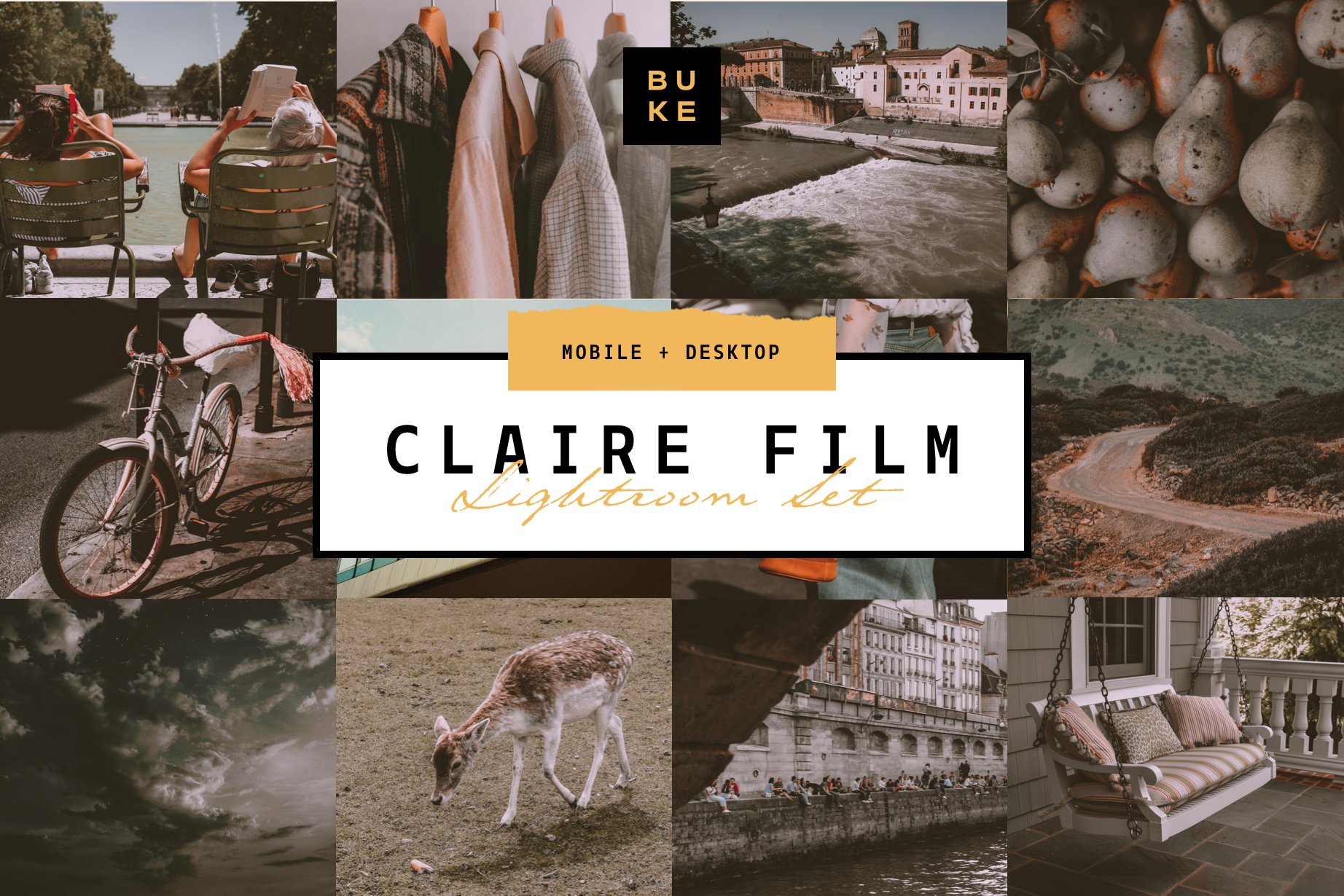 Claire Film Lightroom Presetcover image.