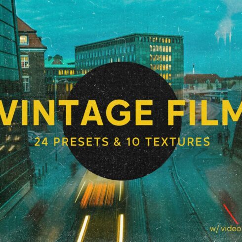 Vintage Film: LR Presets & Film Dustcover image.