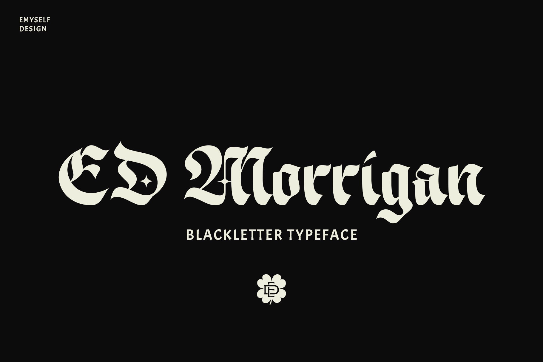 ED Morrigan Typeface cover image.
