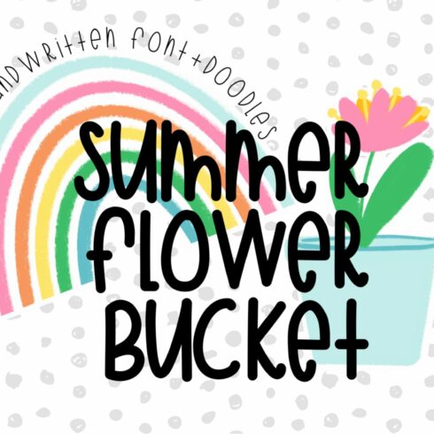 Summer Bucket Font + Doodle Stickers cover image.