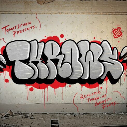 Graffiti Inspired Fonts | Throws cover image.
