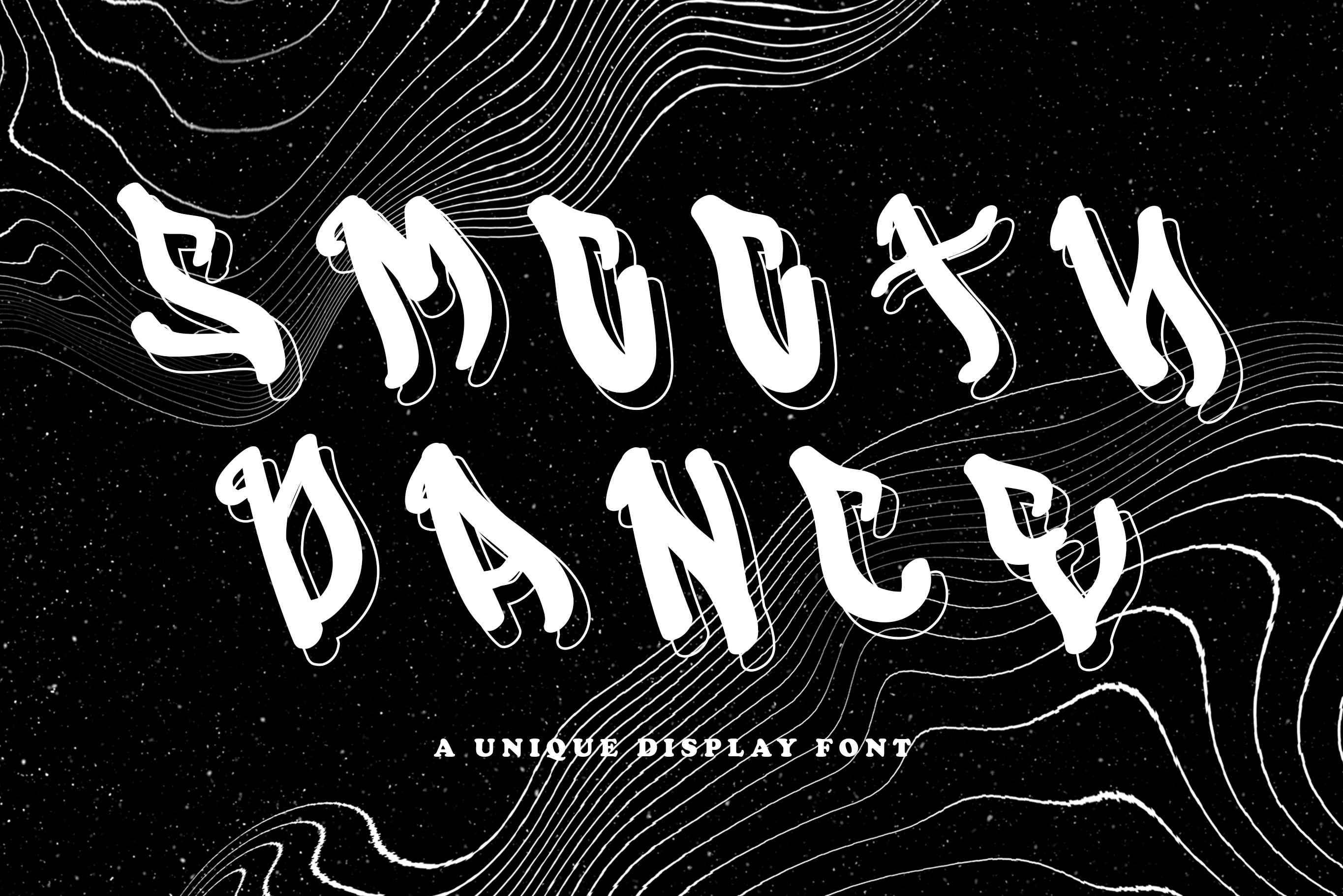 SmoothDance - A Unique Display Font cover image.