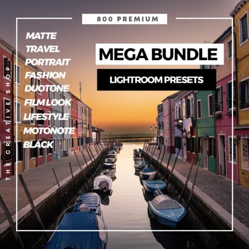 Mega Bundle Lightroom Presetscover image.