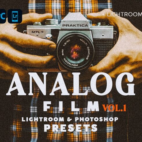 Analog Film Lightroom Presets Vol1cover image.