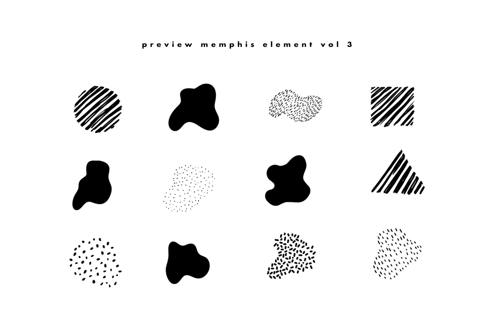 Abstract Line & Shape Brush Vol 3preview image.