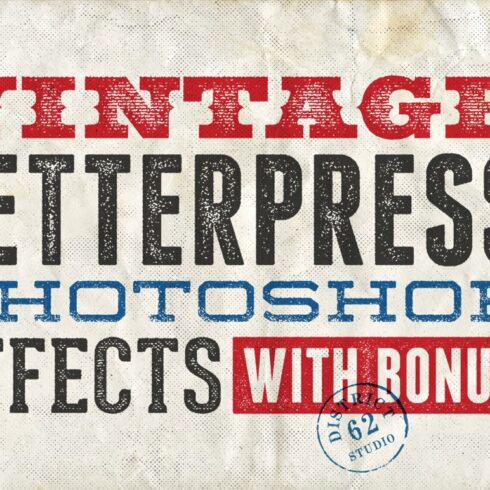 Letterpress Photoshop Effectscover image.