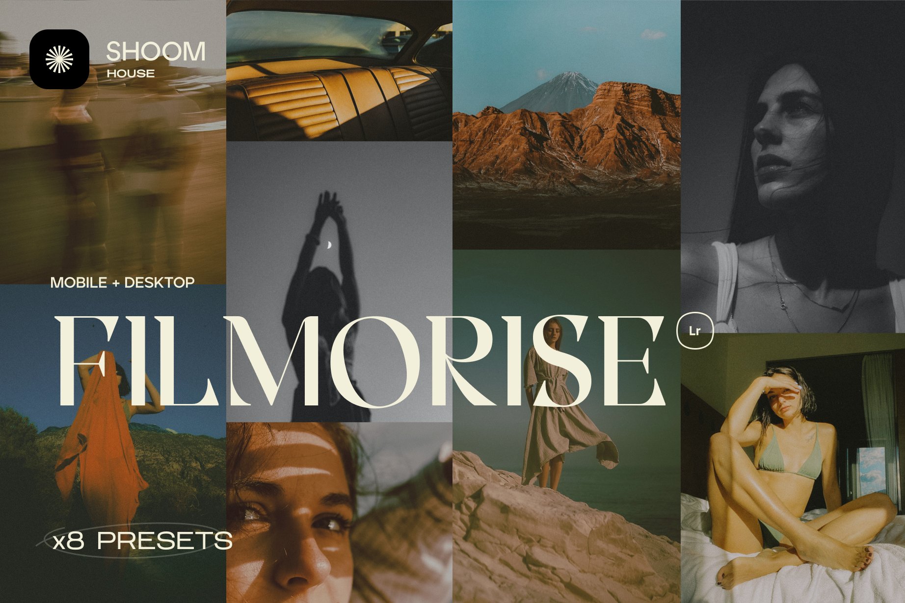 Filmorise – 8 Chic Lightroom Presetscover image.