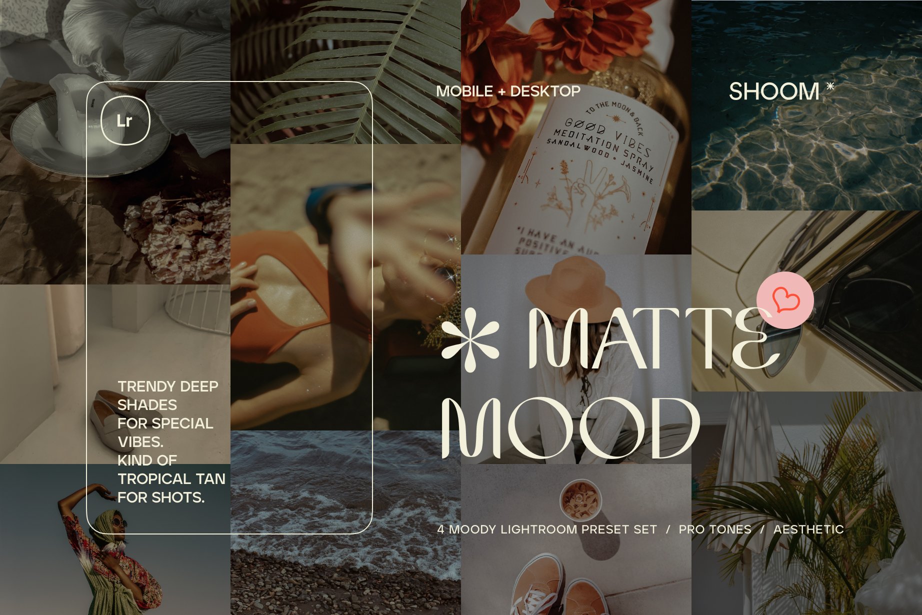 MATTE MOOD / 4 LR Presets Packcover image.