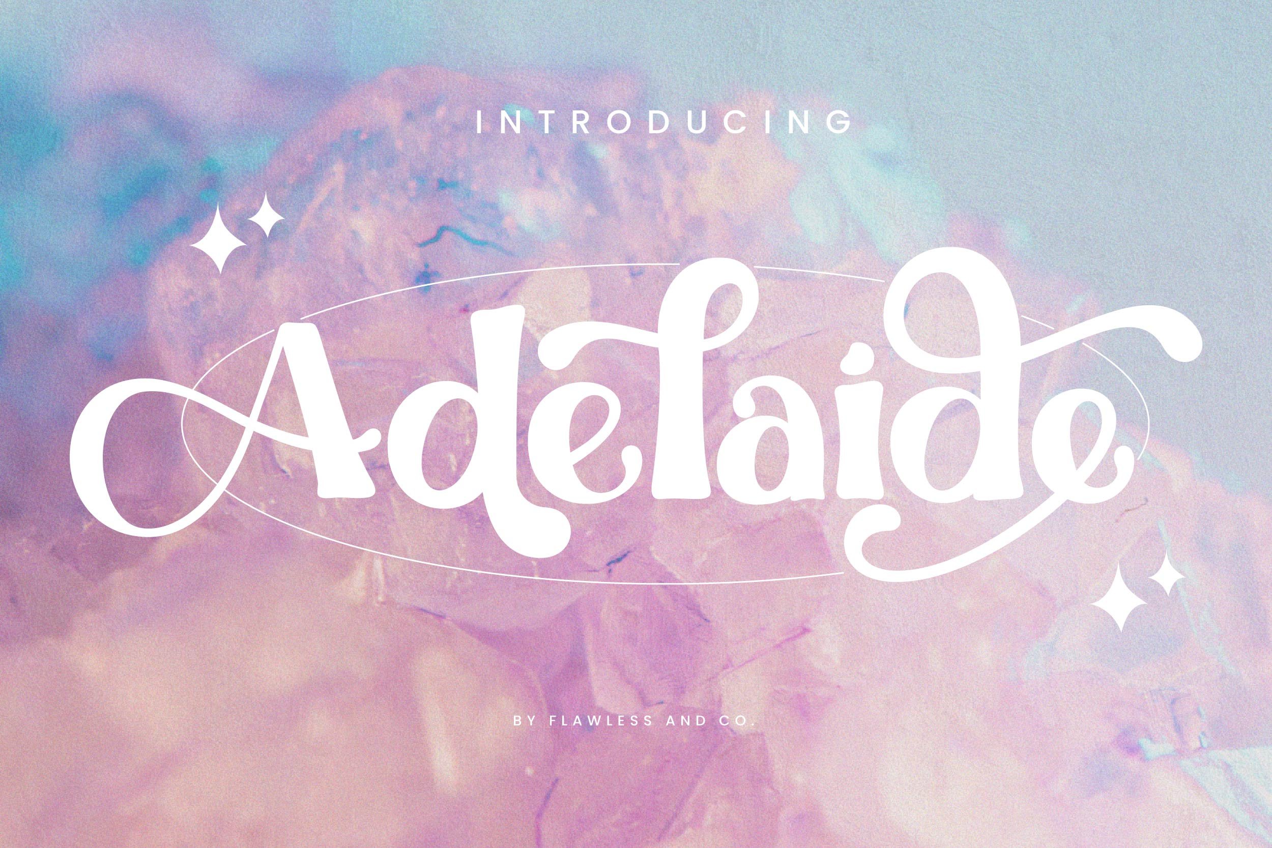 Adelaide - Sweet Retro Font preview image.