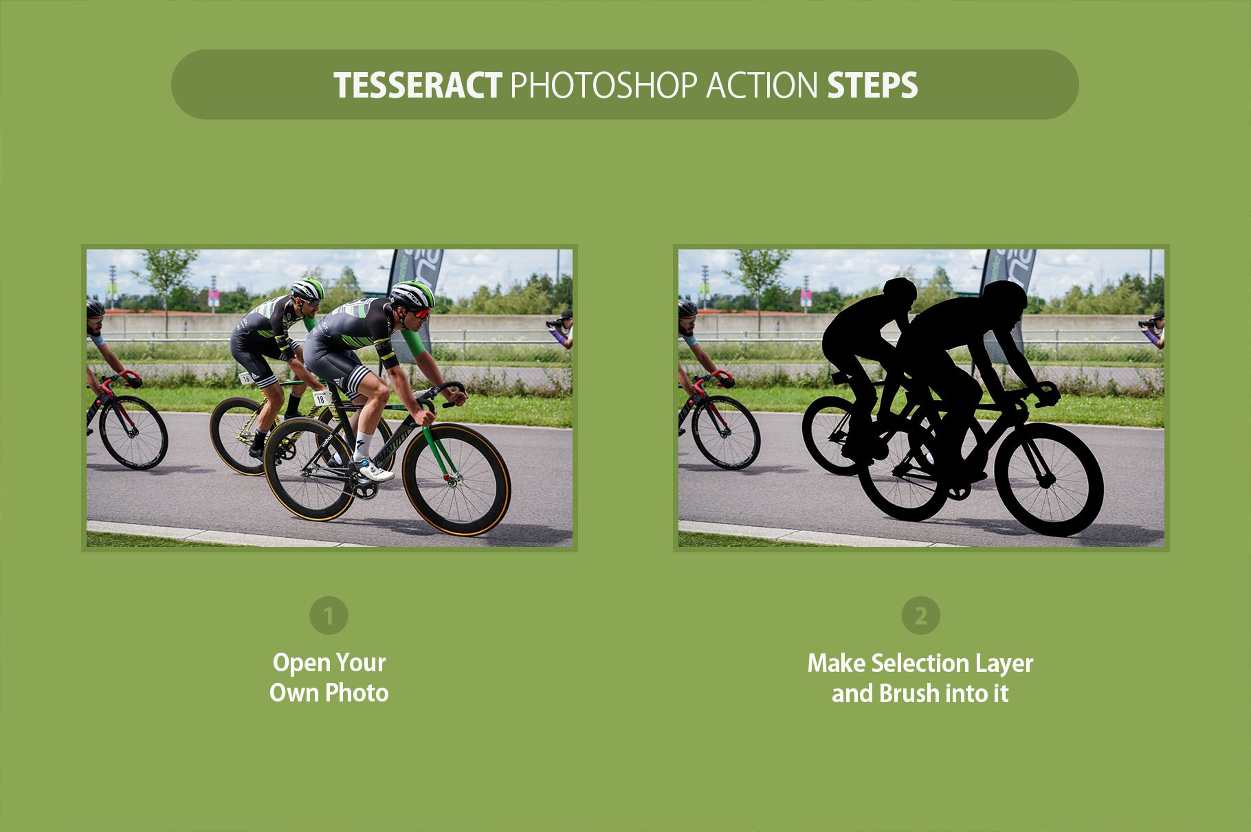 Tesseract Photoshop Actionpreview image.