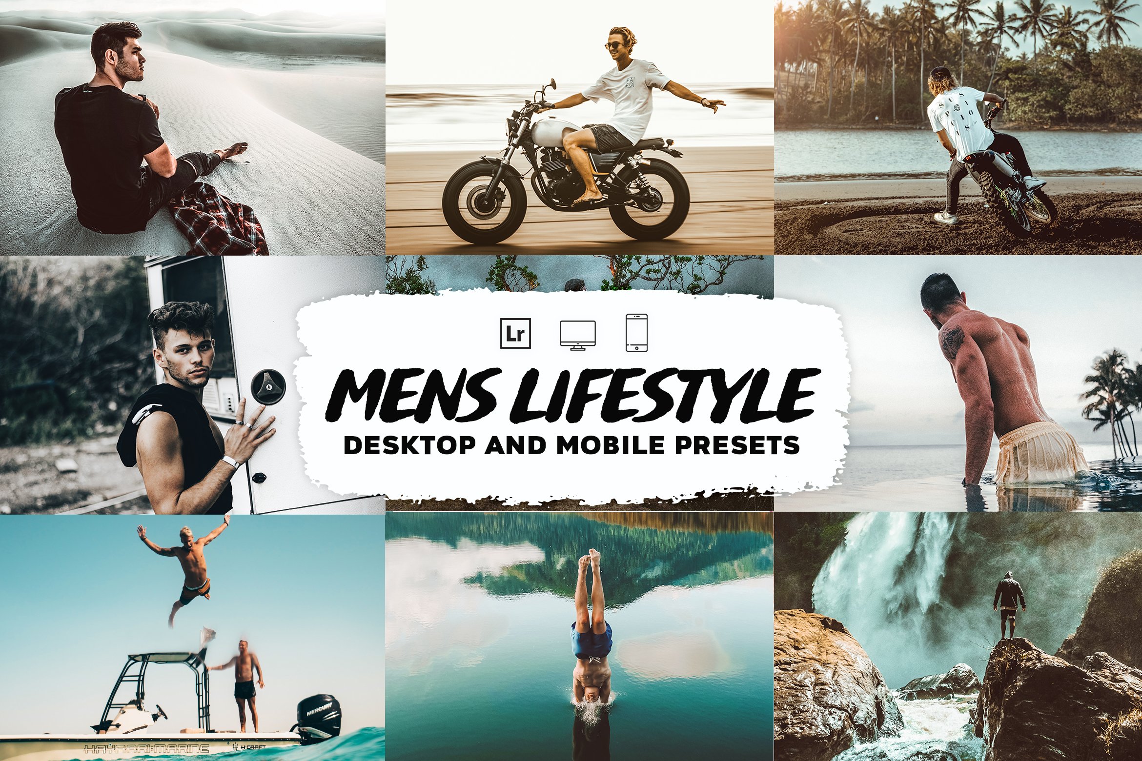 Mens Lifestyle Lightroom Presetscover image.