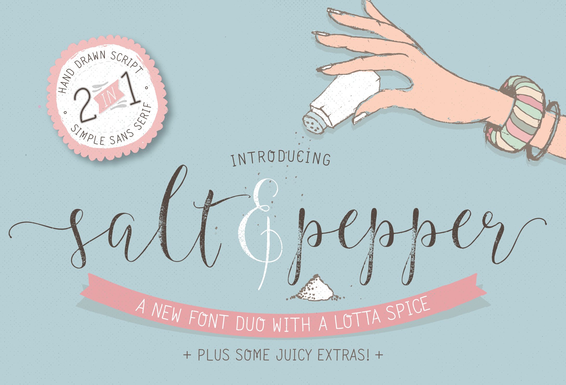 Salt & Pepper font duo cover image.