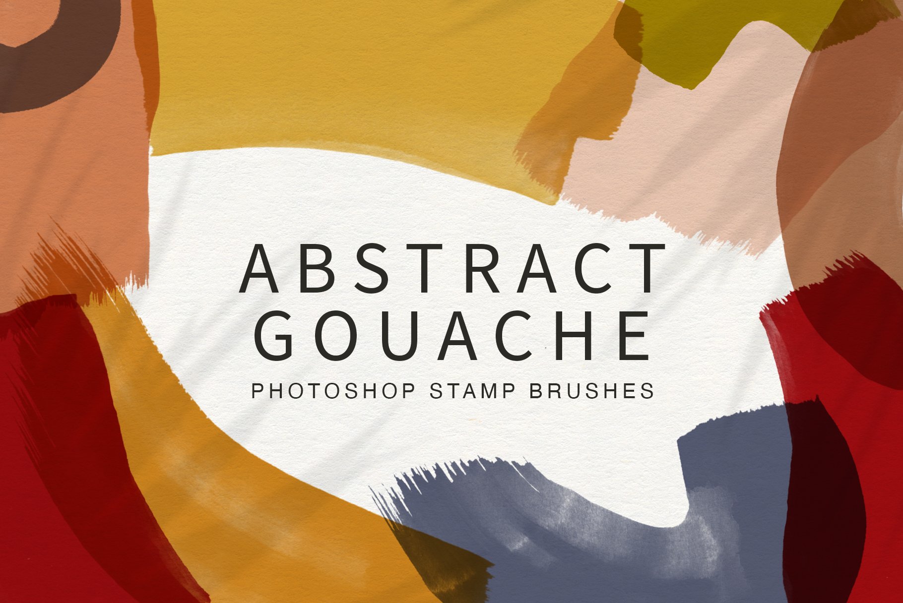 Abstract Gouache Stamp Brushescover image.
