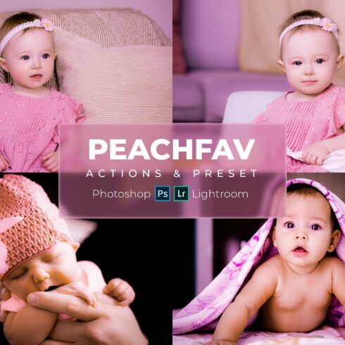 Lr Presets & Ps Actions Peach Favcover image.