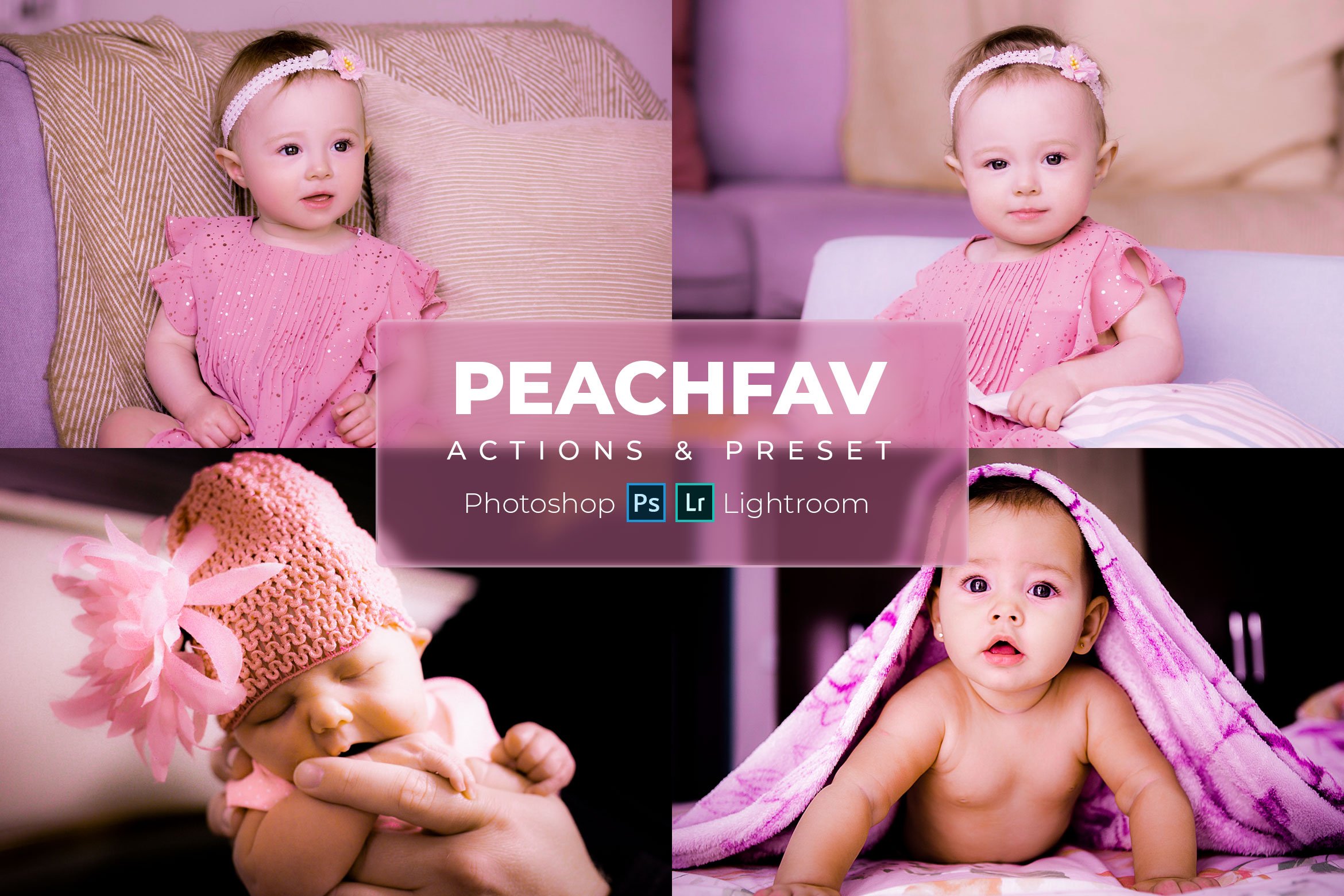 Lr Presets & Ps Actions Peach Favcover image.