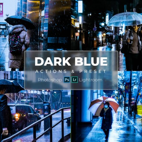 Lr Presets & Ps Actions - Blue Darkcover image.