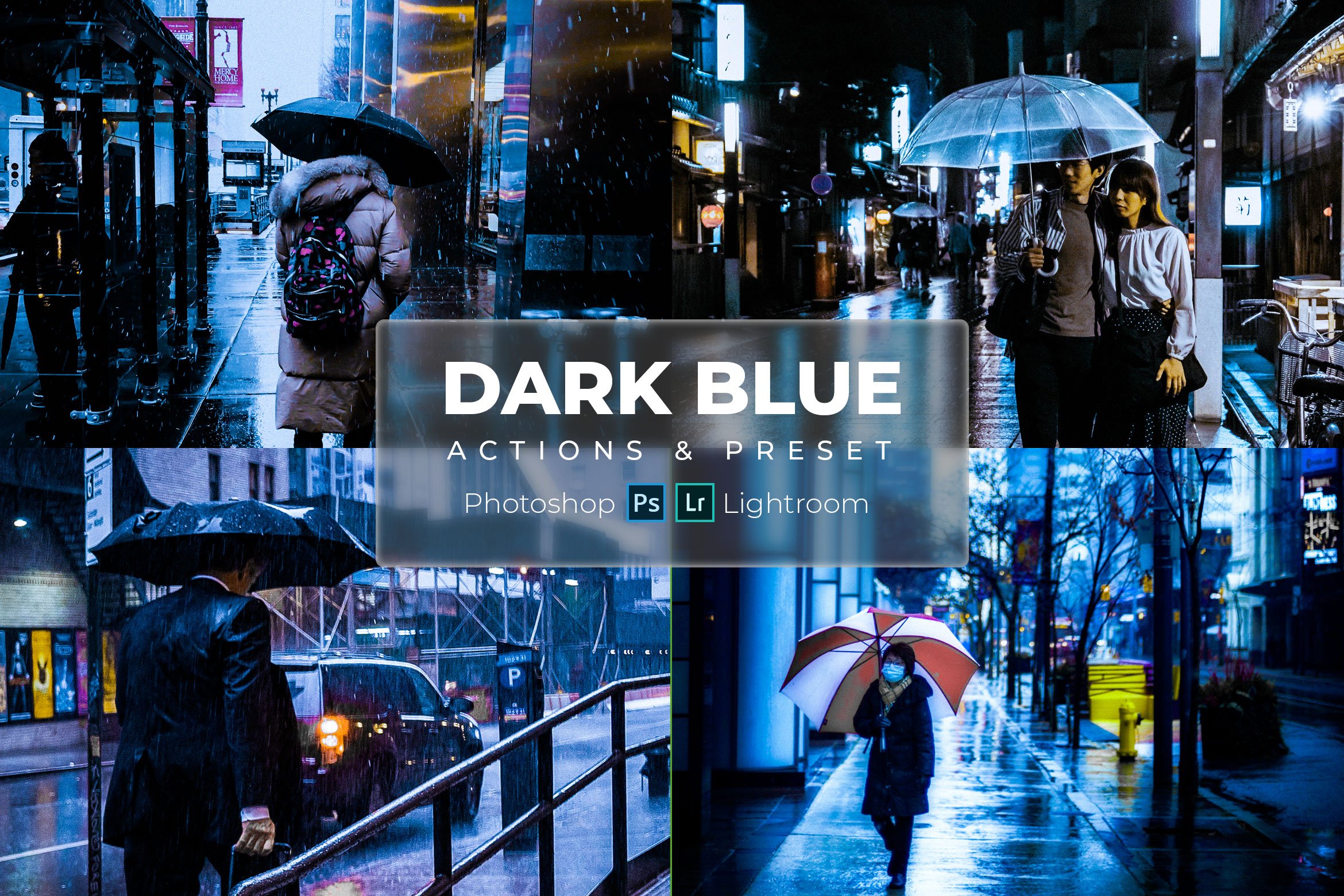 Lr Presets & Ps Actions - Blue Darkcover image.