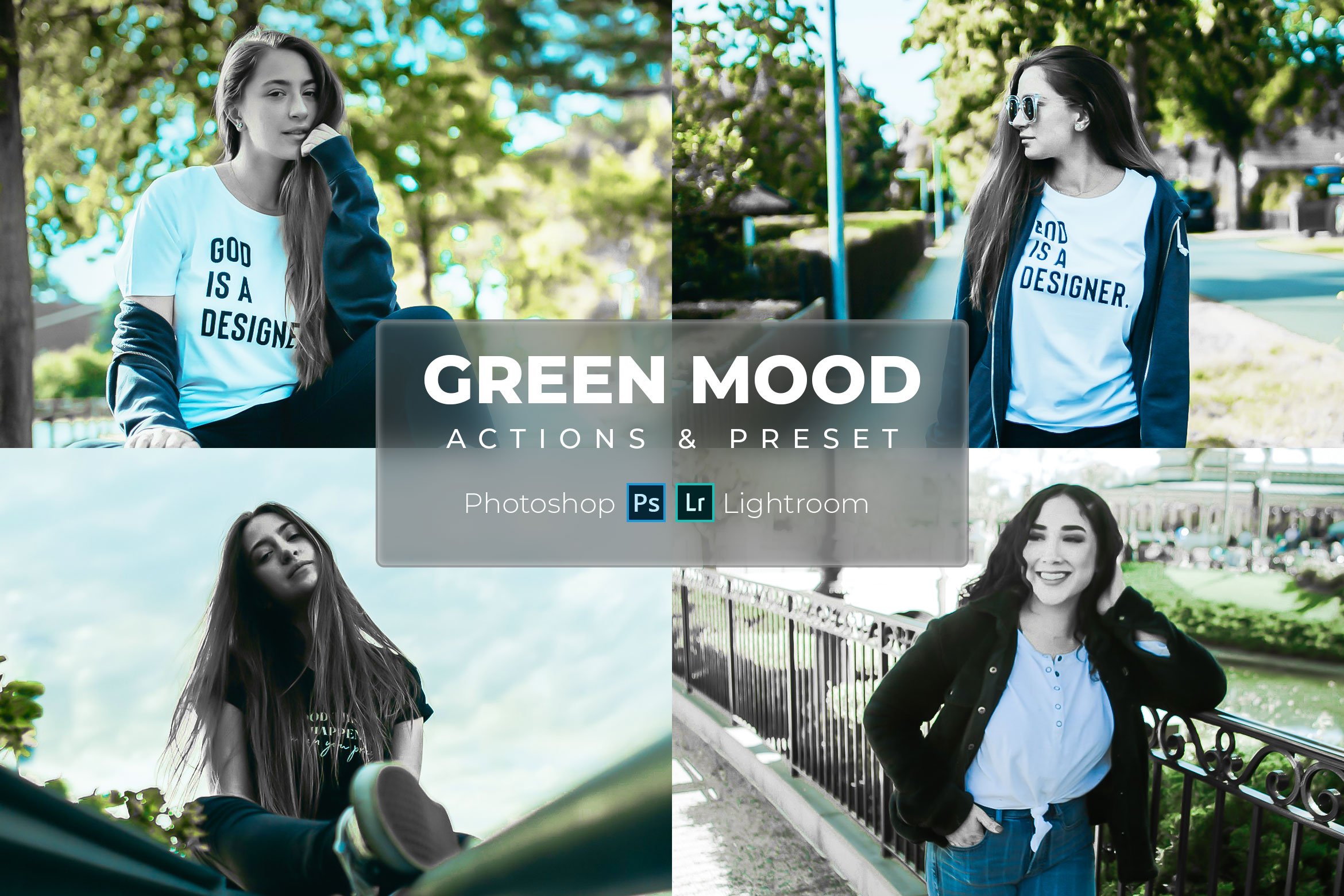 Lr Presets & Ps Actions Green Moodcover image.