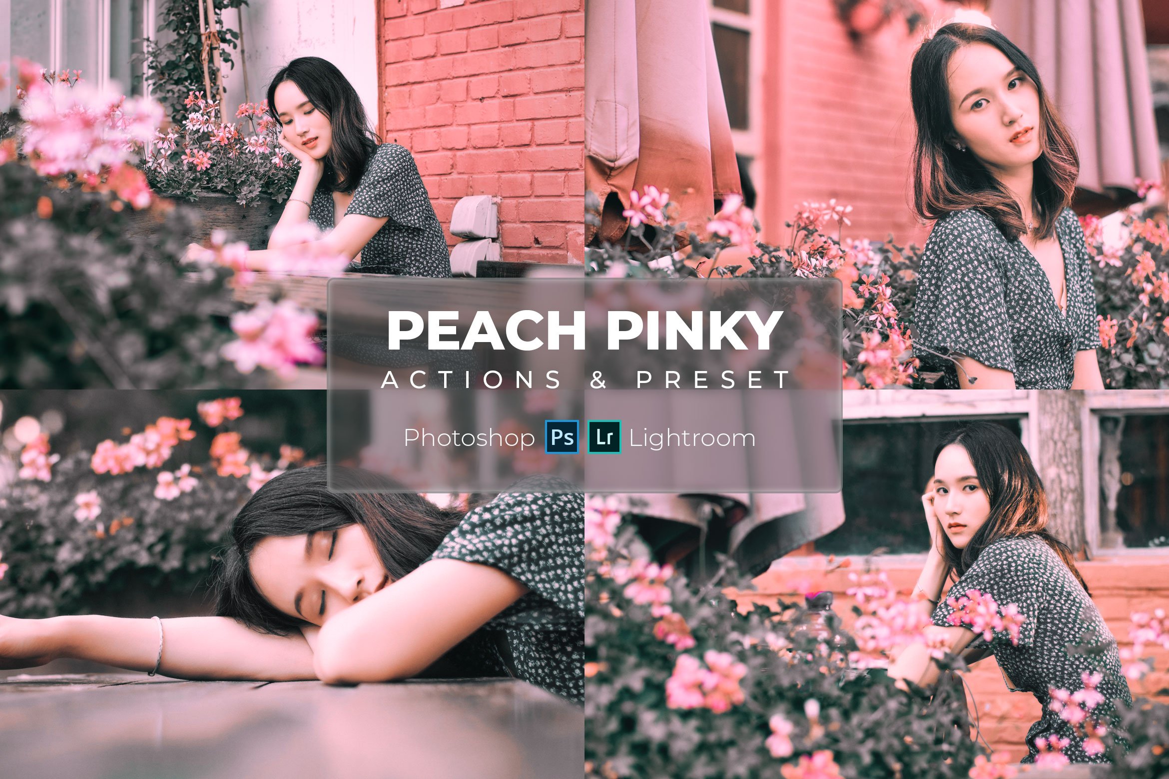 Lr Presets & Ps Actions -Peach Pinkycover image.